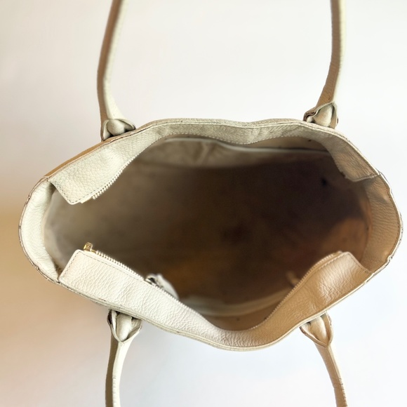 Kate Spade White Genuine Leather Handbag Shoulder Bag - Picture 13 of 16